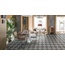 Marazzi D_Segni Scaglie 20x20 см, lasittamaton posliinilaatta, Italia, terrazzo - sisustuskuva 1