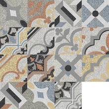 Marazzi D_Segni Scaglie С000514201 M1LJ_D_Segni Scaglie Decoro Mix 20x20 keramisk granitt 20x20 cm, Italia, terrazzo - foto 1 - foto 1