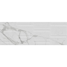 Marazzi Fabula Wall С000627537 MN3K_FabulaWall3DGentleStatuarioRt33X100 azulejo de parede 33x100 cm, Itália, estatuário - foto 1 - foto 1