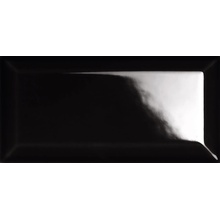 Marazzi Hello С000418952 M8GG_HelloDiamanatoLuxBlack wandtegel 7,5x15 cm, Italië, monokleur - foto 1 - foto 1
