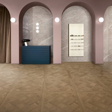 Marazzi Intrecci 20x120, ongeglazuurd keramisch graniet, Italië, hout - interieurfoto 1 - foto 3