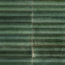 Marazzi Lume MP92 Green 3D Swing Lux str porcelain tile 6x24 cm, Italy, brick  - photo 1 - photo 2