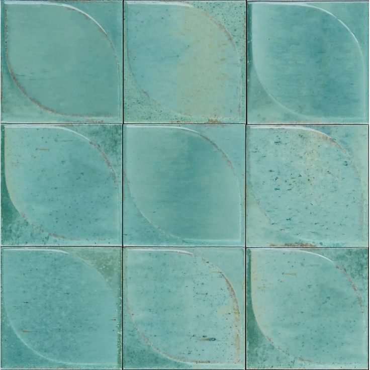 Marazzi Lume С000631425 MQ89_Lume 3D Dew Turquoise 10x10 porcelain tile 10x10 cm, Italy - photo 1 Marazzi Lume С000631425 MQ89_Lume 3D Dew Turquoise 10x10 porcelain tile 10x10 cm, Italy - photo 1