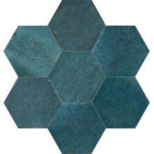 Marazzi Lume С000631427 MFFF_Lume Esagona Blue 21x18,2 keramisk granitt 18,2x21 cm, Italia - foto 1 - foto 1