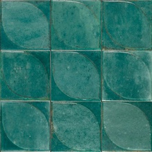 Marazzi Lume С000631419 MQ83_Lume 3D Dew Emerald 10x10 keramisk granitt 10x10 cm, Italia - foto 1 - foto 1