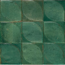 Marazzi Lume С000631424 MQ88_Lume 3D Dew Green 10x10 keramisk granitt 10x10 cm, Italia - foto 1 - foto 1