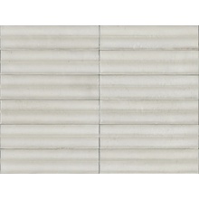 Marazzi Lume С000609690 MP99_Lume Off White Strutt. 3D Swing 6x24 keramisk granitt 6x24 cm, Italia - foto 1 - foto 1