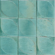 Marazzi Lume С000631425 MQ89_Lume 3D Dew Turquoise 10x10 keramisk granitt 10x10 cm, Italia - foto 1 - foto 1