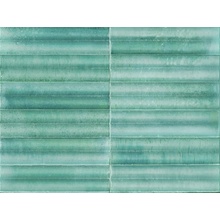 Marazzi Lume С000609691 MP98_Lume Turquoise Strutt. 3D Swing 6x24 keramisk granitt 6x24 cm, Italia - foto 1 - foto 1