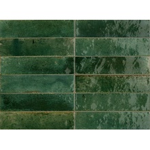 Marazzi Lume M6RQ Green porcelain tile 6x24 cm, Italy - photo 1 - photo 1
