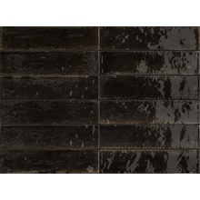 Marazzi Lume M6RP Black porcelain tile 6x24 cm, Italy - photo 1 - photo 1