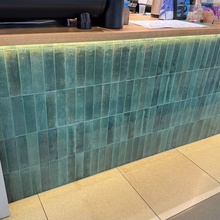 Marazzi Lume MP90 Emerald Lux porcelain tile 6x24 cm, Italy, brick  - photo 1 - photo 4