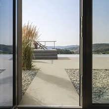 Marazzi Mystone Berici20 60x120 см, unglazed porcelain stoneware, Italy, limestone - interior photo 1 - 2 Marazzi Mystone Berici20 60x120 см, unglazed porcelain stoneware, Italy, limestone - interior photo 1 - photo 2