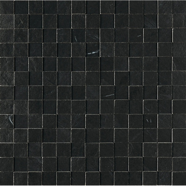 Marazzi Mystone Lavagna С000474038 M0AE_LavagnaMosaico3DNero Mosaic 30x30 cm, Italy, slate (andesite) - photo 1 Marazzi Mystone Lavagna С000474038 M0AE_LavagnaMosaico3DNero Mosaic 30x30 cm, Italy, slate (andesite) - photo 1