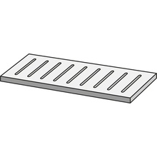 Marazzi Mystone Limestone20 С000547582 M86W_Limestone20IvoryGrigliaRt15X60 Спец. Элемент 15x60 см, Италия, известняк - фото 1 - фото 1