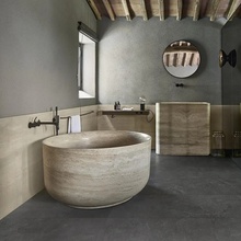 Marazzi Mystone Pietra Ligure 60x60, unglazed porcelain stoneware, Italy, slate (andesite) - interior photo 1 - 3 Marazzi Mystone Pietra Ligure 60x60, unglazed porcelain stoneware, Italy, slate (andesite) - interior photo 1 - photo 3
