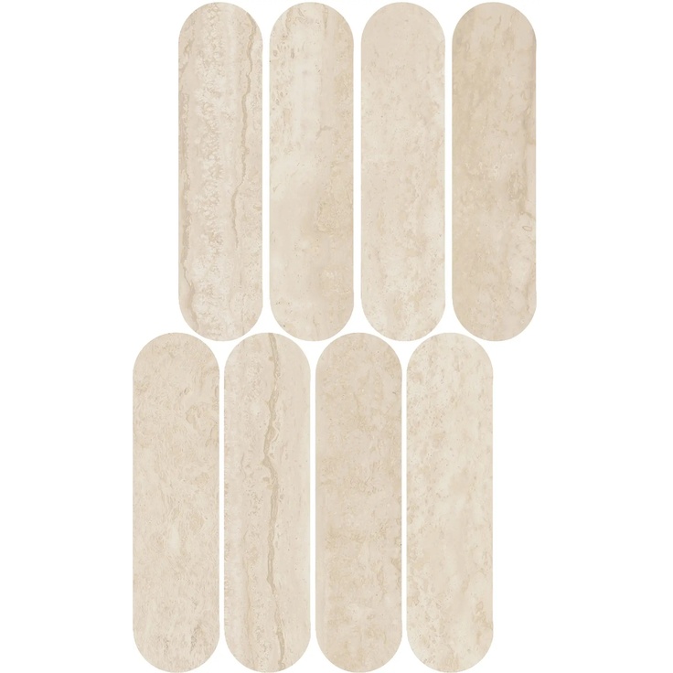 Marazzi Mystone Travertino С000530824 M9PJ_MystoneTravertinoNavonaLuxMosaicoOvale20X36,5 Mosaïque 20x36,5 cm, Italie, travertin - photo 1 Marazzi Mystone Travertino С000530824 M9PJ_MystoneTravertinoNavonaLuxMosaicoOvale20X36,5 Mosaïque 20x36,5 cm, Italie, travertin - photo 1
