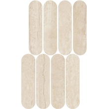Marazzi Mystone Travertino С000530824 M9PJ_MystoneTravertinoNavonaLuxMosaicoOvale20X36,5 Мозаика 20x36,5 см, Италия, травертин - фото 1 - фото 1