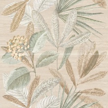 Marazzi Mystone Travertino С000530819 M9P7_MystoneTravertinoNavonaPannelloBotanico60X120 Панно 60x120 см, Италия, травертин - фото 1 - фото 1