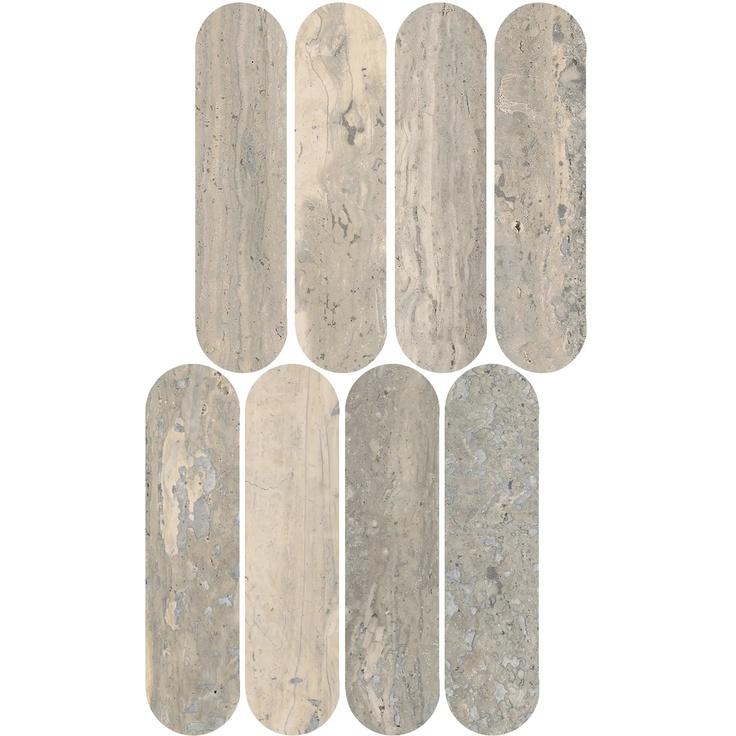 Marazzi Mystone Travertino С000530825 M9PK_MystoneTravertinoSilverLuxMosaicoOvale20X36,5 Mozaik 20x36,5 cm, Italien, travertin - foto 1 Marazzi Mystone Travertino С000530825 M9PK_MystoneTravertinoSilverLuxMosaicoOvale20X36,5 Mozaik 20x36,5 cm, Italien, travertin - foto 1