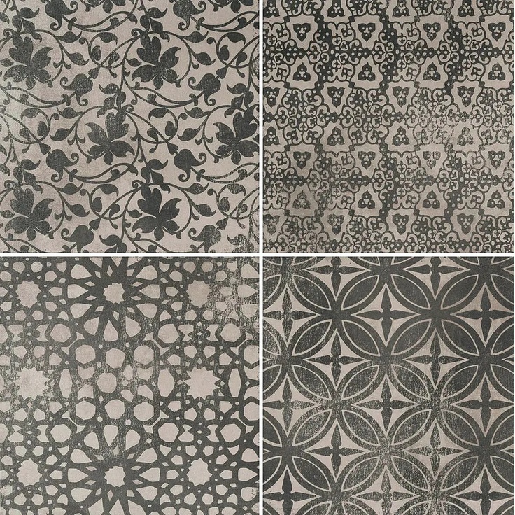 Marazzi Powder С000501374 M003_PowderDecoroLibertyFreddo75X75 gres porcelánový 75x75 cm, Itálie, pod betonem - fotografie 1 Marazzi Powder С000501374 M003_PowderDecoroLibertyFreddo75X75 gres porcelánový 75x75 cm, Itálie, pod betonem - fotografie 1