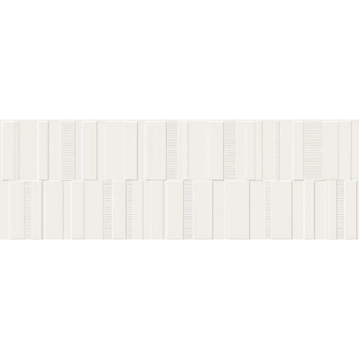 Marazzi Pure С000489765 M130_PureWhiteSat.StrutturaCode3D wandtegel 30x90 cm, Italië - foto 1 Marazzi Pure С000489765 M130_PureWhiteSat.StrutturaCode3D wandtegel 30x90 cm, Italië - foto 1