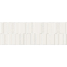 Marazzi Pure С000489765 M130_PureWhiteSat.StrutturaCode3D Настенная плитка 30x90 см, Италия - фото 1 - фото 1