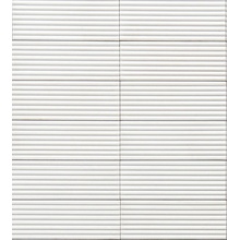 Marazzi Rice С000516412 M96H_RiceBiancoStrutturaPleatLux7,5X20 keramisk granitt 7,5x20 cm, Italia - foto 1 - foto 1