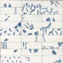 Marazzi Rice С000516420 M96T_RiceBiancoDecoroLeafLux5X15 keramisk granitt 5x15 cm, Italia - foto 1 - foto 1
