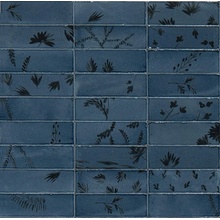 Marazzi Rice С000516423 M96W_RiceBluDecoroLeafLux5X15 keramisk granitt 5x15 cm, Italia - foto 1 - foto 1
