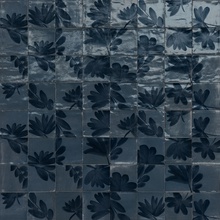 Marazzi Rice M9J9 Blu Decoro Blossom Lux Decoração 15x15 cm, Itália, nenhum - foto 1 - foto 2