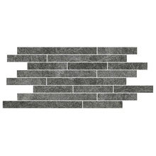 Marazzi Rocking С000547718 M1HU_RockingAnthraciteMosaico22,5X55 Mozaik 22,5x55 cm, Italien, övriga typer av sten - foto 1 - foto 1