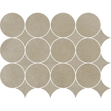 Marazzi Slow С000607899 MP2X_SlowSabbiaMosaicoCircolare32,1X41,6 Mosaico 32,1x41,6 cm, Italia, concreto - foto 1 - foto 1
