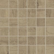 Marazzi Treverkhome С000392721 MH56_TreverkhomeMosaicoOlmo Mozaik 30x30 cm, Italien, trae-look - foto 1 - foto 1