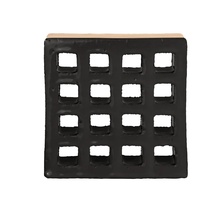 Marca Corona Arialuce С000638744 K452_ARIALUCE PERTUSE NERO GLASSA Elemento speciale 12x12 cm, Italia - foto 1 - foto 1