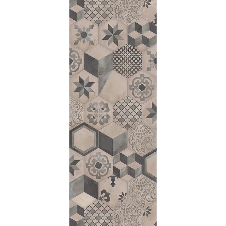 Marca Corona Terra С000331919 0602_TER.MIX ESA.F porcelain tile 21,6x25 cm, Italy, concrete - photo 1