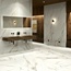 Margres Linea Prestige 100x100, uglasert keramisk granitt, Portugal, calacatta-marmor - interiørfoto 2