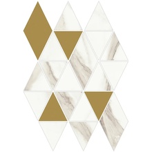 Margres Prestige С000376301 B25M23PT16F_Mosaico Sharp Calacatta PL 25*36 Mosaico 25x36 cm, Portugal, calacatta - foto 1 - foto 1