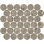 Margres Pure Stone С000540708 B25MCPS4A_PureStoneMosaicCirclesGreyA28*32 Mosaic 28x32 cm, Portugal, other types of stone - photo 1 Margres Pure Stone С000540708 B25MCPS4A_PureStoneMosaicCirclesGreyA28*32 Mosaic 28x32 cm, Portugal, other types of stone - photo 1