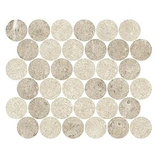 Margres Pure Stone С000540707 B25MCPS3A_PureStoneMosaicCirclesWhiteLightGreyA28*32 Mozaik 28x32 cm, Portugal, andre stenarter - foto 1 - foto 1