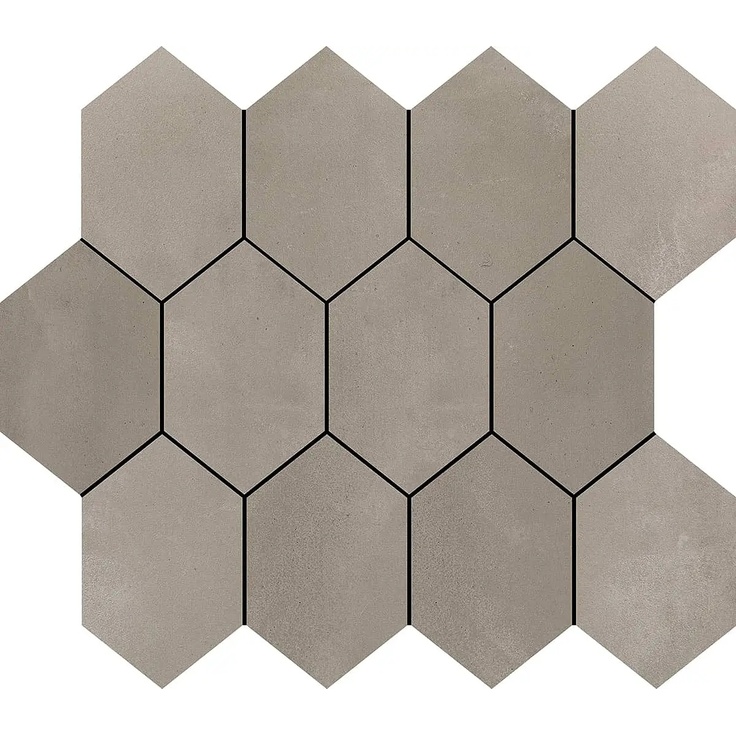 Margres Tool С000310186 B25MH2427TL3BF_MosaicHexagonToolTortora_24*26,6 Mosaic 24x26,6 cm, Portugal, concrete look - photo 1 Margres Tool С000310186 B25MH2427TL3BF_MosaicHexagonToolTortora_24*26,6 Mosaic 24x26,6 cm, Portugal, concrete look - photo 1