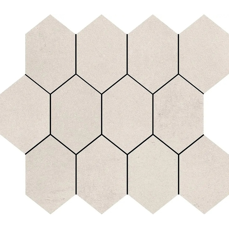 Margres Tool С000310184 B25MH2427TL1BK_MosaicHexagonToolWhite_24*26,6 Mosaic 24x26,6 cm, Portugal, concrete look - photo 1 Margres Tool С000310184 B25MH2427TL1BK_MosaicHexagonToolWhite_24*26,6 Mosaic 24x26,6 cm, Portugal, concrete look - photo 1