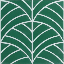 Marrakech Design Anki Gneib С000553456 Trees – pea green/ivory Golvplatta 20x20 cm - foto 1 - foto 1