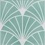 Marrakech Design Anki Gneib С000553455 Leaves – eucalyptus/ivory Gulvflise 20x20 cm - foto 1