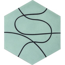 Marrakech Design Charlotte von der Lancken С000531671 Paths – Eucalyptus/Charcoal Golvplatta 20x23 cm - foto 1 - foto 1