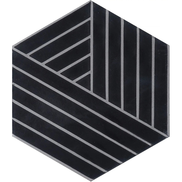 Marrakech Design Charlotte von der Lancken С000531662 Fold – Charcoal/Salmiak Floor tile 20x23 cm - photo 1 Marrakech Design Charlotte von der Lancken С000531662 Fold – Charcoal/Salmiak Floor tile 20x23 cm - photo 1