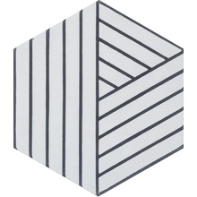 Marrakech Design Charlotte von der Lancken С000531665 Fold – Pure white/soot Golvplatta 20x23 cm - foto 1 - foto 1