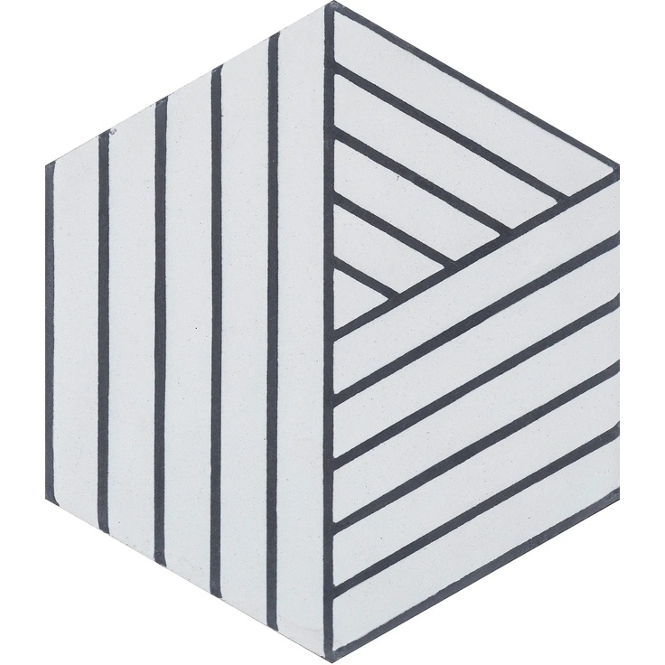 Marrakech Design Charlotte von der Lancken С000531665 Fold – Pure white/soot Floor tile 20x23 cm - photo 1 Marrakech Design Charlotte von der Lancken С000531665 Fold – Pure white/soot Floor tile 20x23 cm - photo 1