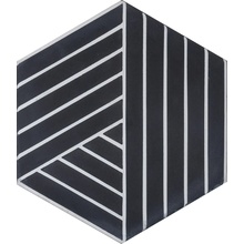 Marrakech Design Charlotte von der Lancken С000531667 Fold – Soot/Pure white Golvplatta 20x23 cm - foto 1 - foto 1