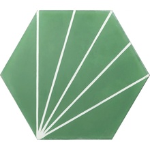 Marrakech Design Claesson Koivisto Runes С000302916 Dandelion – pea green/pure white Azulejo para suelo 20x23 cm - foto 1 - foto 1